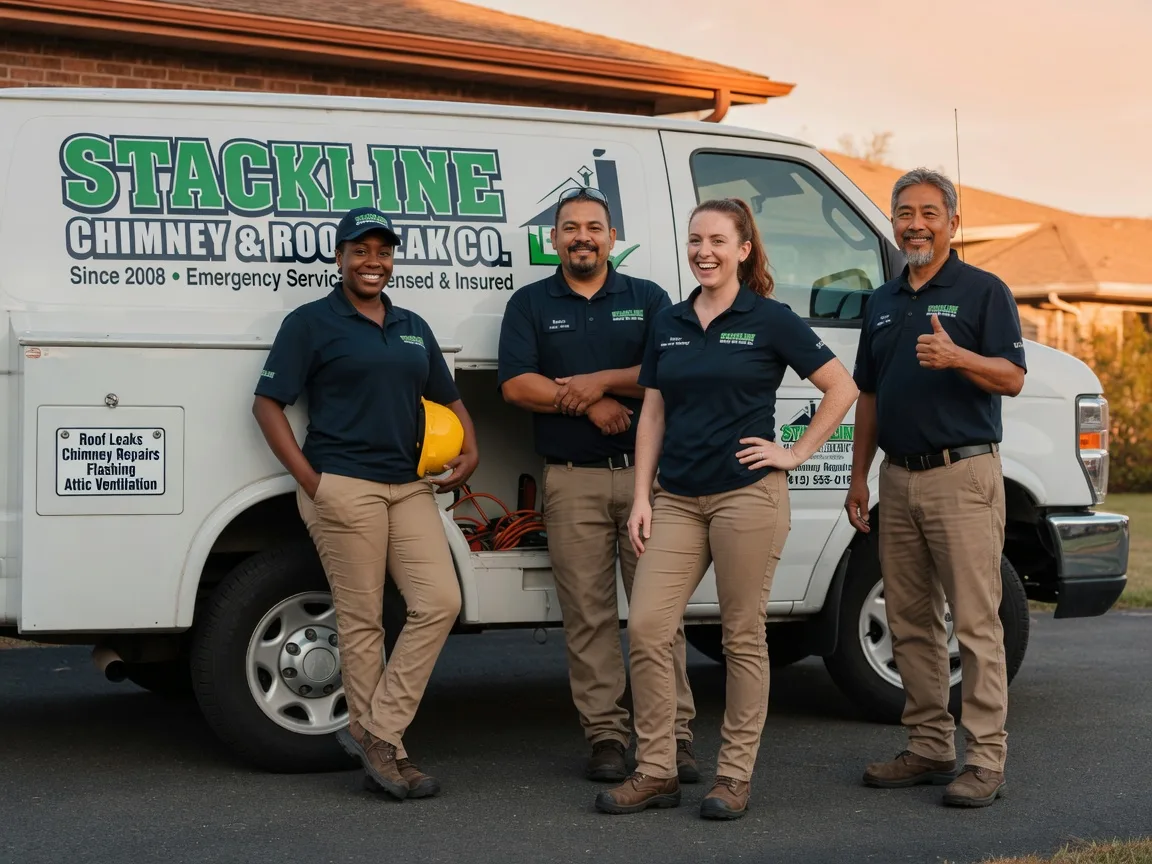 Chimney flashing repair company in Underwood, IA